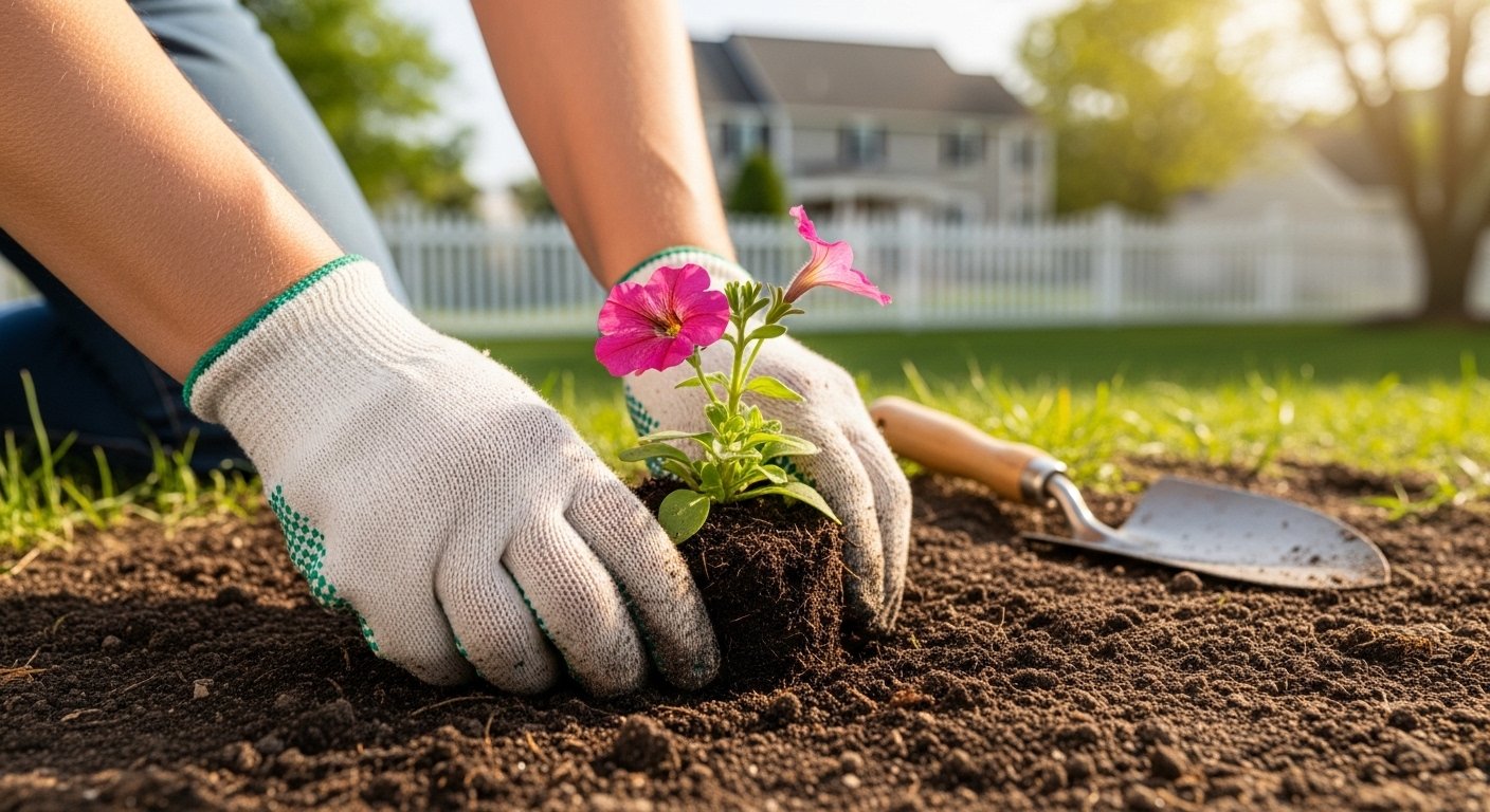 Landscape work in Shelton CT